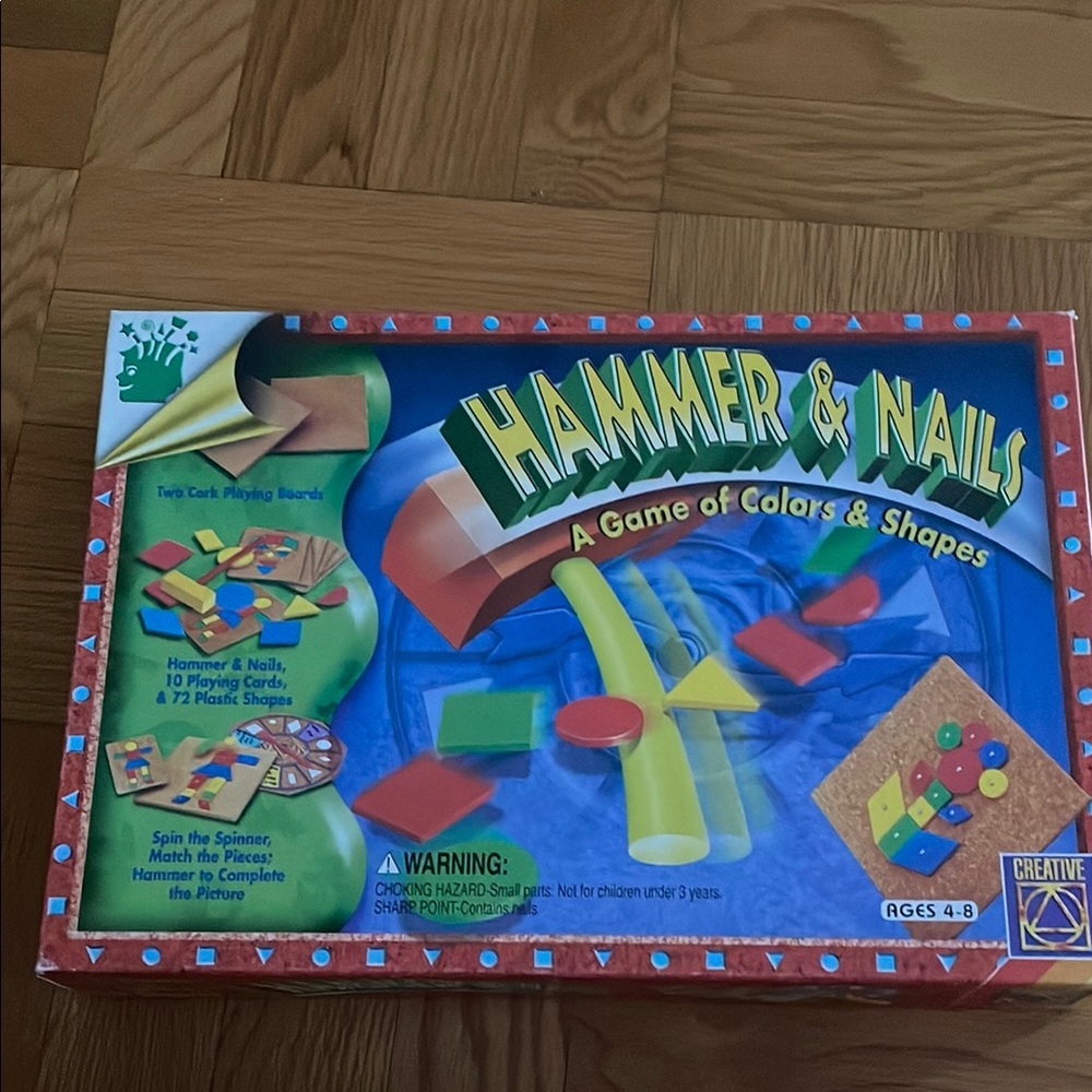 Hammer & Nails Children Game Ages 4 to 8 years old